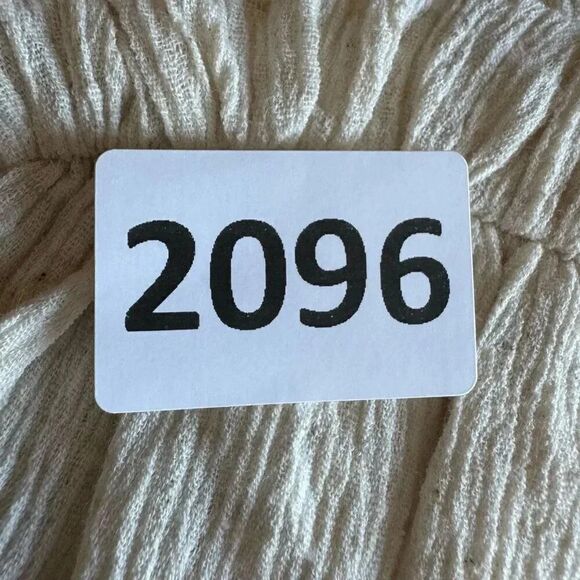 ASOS  Design Midi Dress Shirred Waist Button Front Tiered Cotton SZ 4# 2096 - Picture 7 of 11